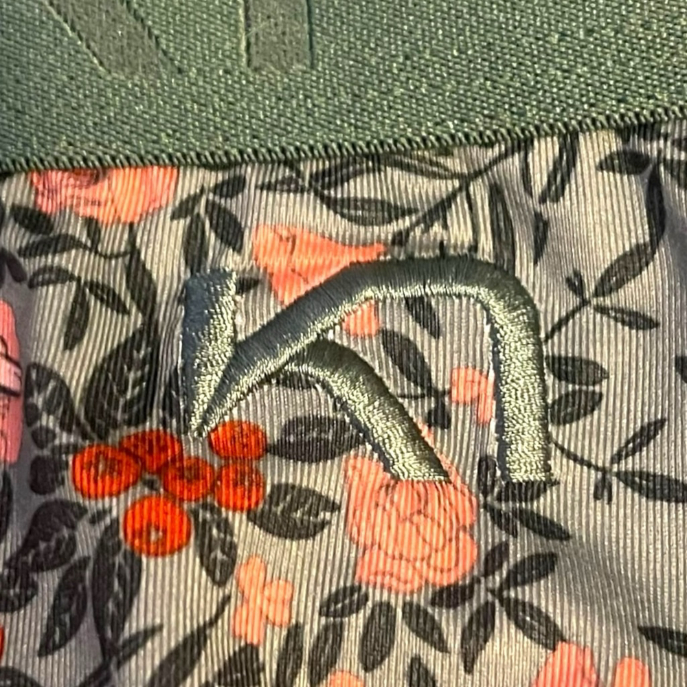 Kari Traa Fryd Superundertøysbukse Thermal Leggings, Murk Green Floral, S-M - Picture 8 of 15